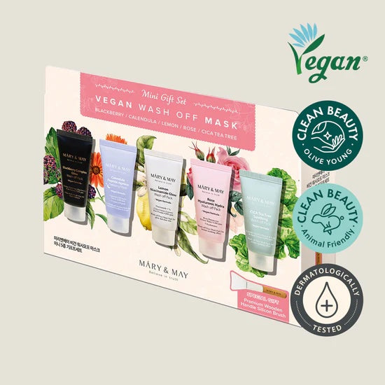 Vegan Wash Off Mask Mini Gift Set