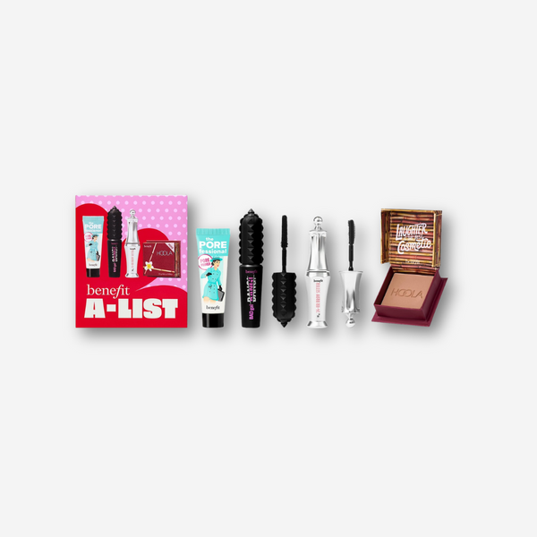 A-List Bestsellers Mini Mascara, Brow Gel, Bronzer, & Primer Set