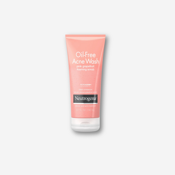 Oil-Free Acne Wash Pink Grapefruit Foaming Scrub