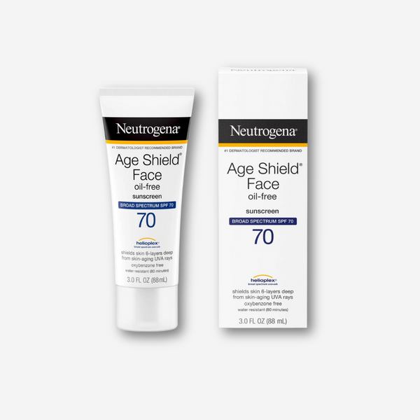 Age Shield Face Oil-Free Oxybenzone-Free Sunscreen Broad Spectrum SPF 70