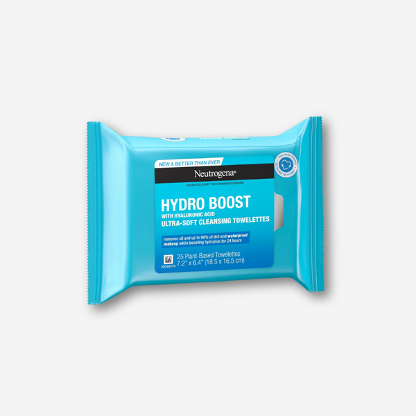 Hydro Boost Compostable Cleansing Makeup Remover Wipes