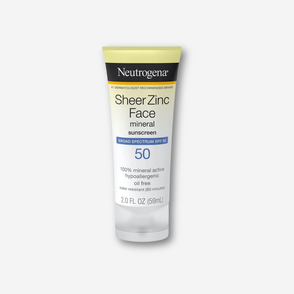 Sheer Zinc Face Dry-Touch Sunscreen Broad Spectrum SPF 50 For Sensitive Skin