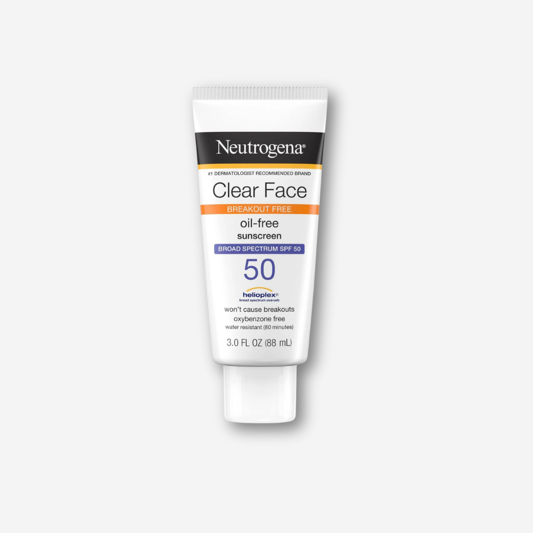 Clear Face Break-Out Free Liquid Lotion Sunscreen Broad Spectrum SPF 5 ...