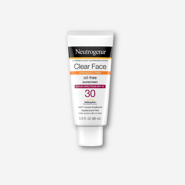 Clear Face Break-Out Free Liquid Lotion Sunscreen Broad Spectrum SPF 30