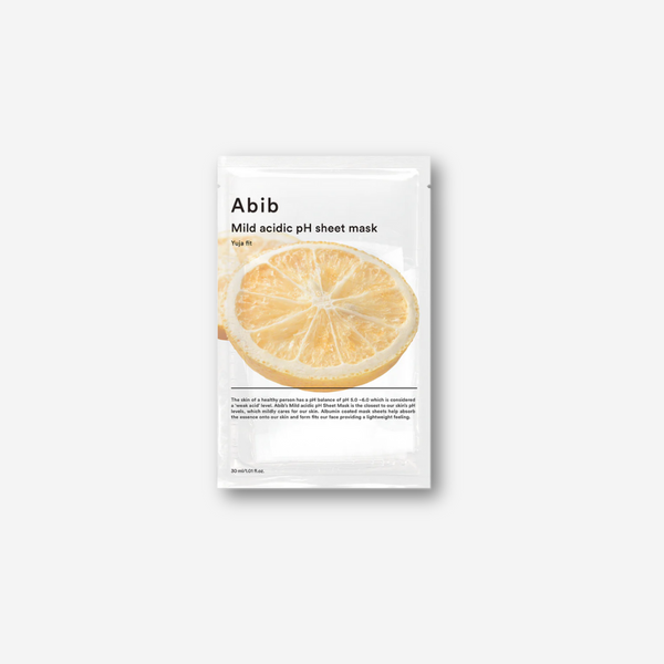 Mild Acidic Ph Sheet Mask Yuja Fit