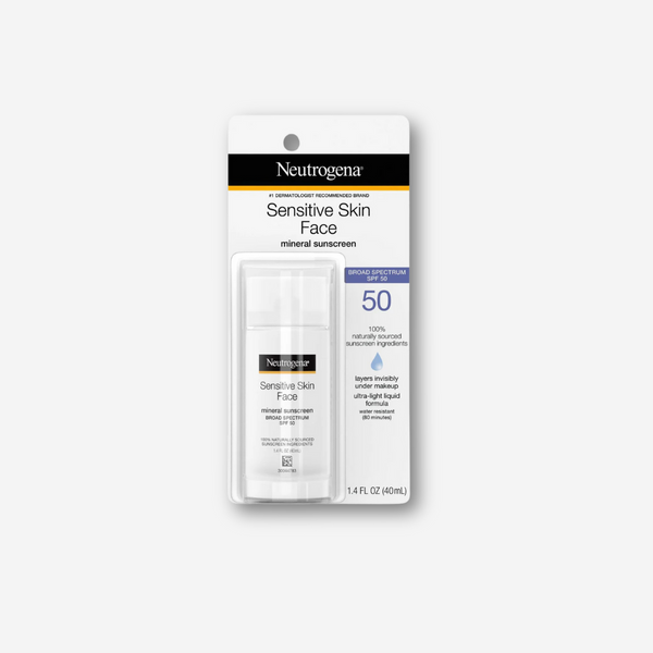 Neutrogena® Sensitive Skin Face Liquid Sunscreen Broad Spectrum SPF 50