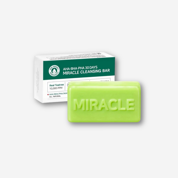 AHA, BHA, PHA 30 Days Miracle Cleansing Bar | Barra limpiadora