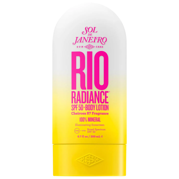 Rio Radiance SPF 50 Mineral Body Lotion Sunscreen with Niacinamide