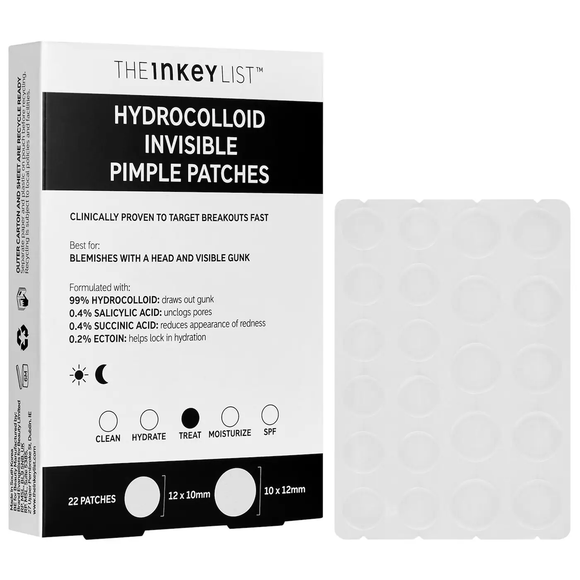 Hydrocolloid Invisible Pimple Patches + Salicylic Acid