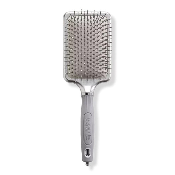 Ceramic + Ion Anti-Static Cushioned Rectangular Paddle Brush