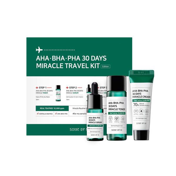 AHA, BHA, PHA 30 Days Miracle Travel Kit