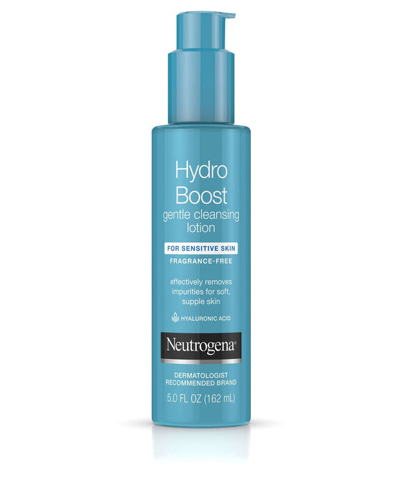 Neutrogena Hydro Boost Gentle Cleansing and Hydrating Face Lotion, 5.0 fl. oz