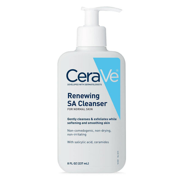 CeraVe Renewing Face Wash for Normal Skin with Salicylic Acid