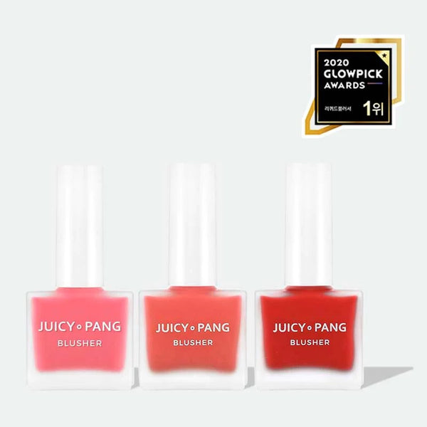 Juicy-Pang Water Blusher | Rubor líquido acabado radiante 9g